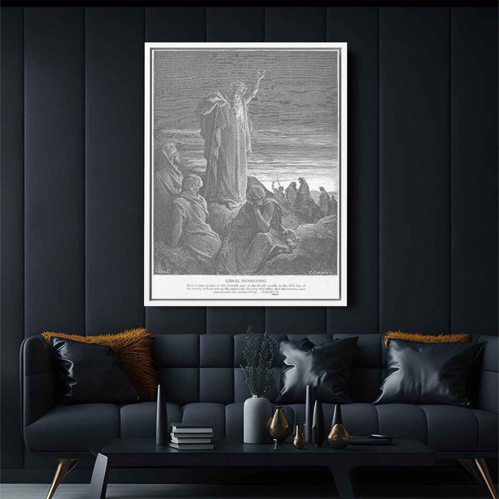 The Prophet Ezekiel by Gustave Dore - Canvas Artwork