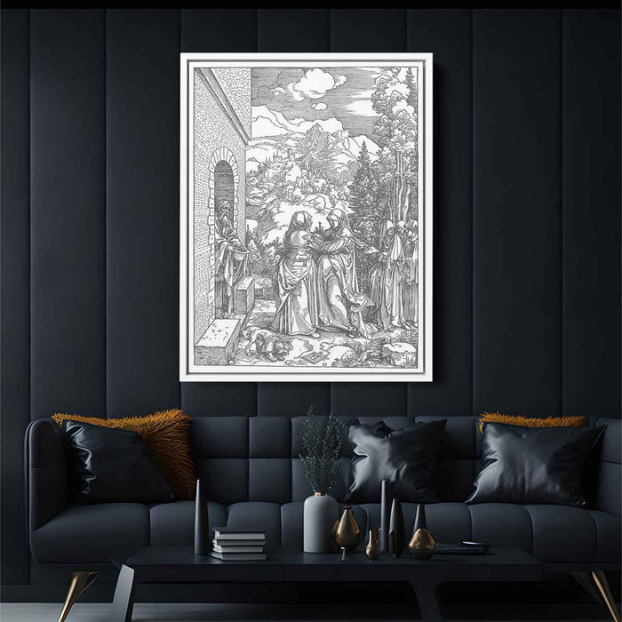 The Visitation (1503) by Albrecht Durer - Canvas Artwork