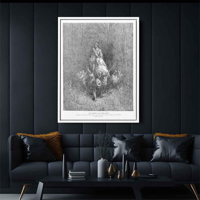 The Whore and The Giant by Gustave Dore - Canvas Artwork