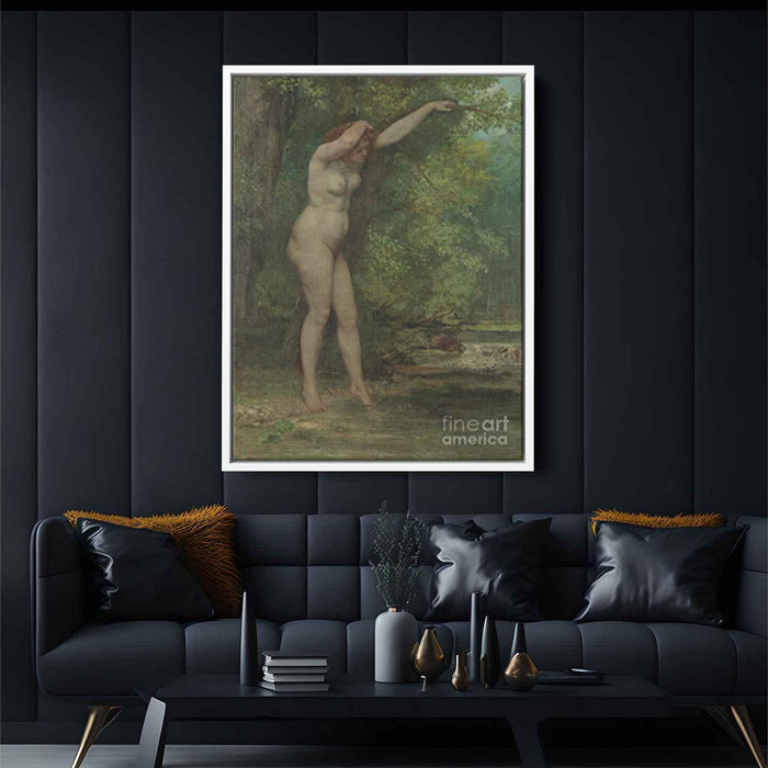 The Young Bather (1866) by Gustave Courbet - Canvas Artwork