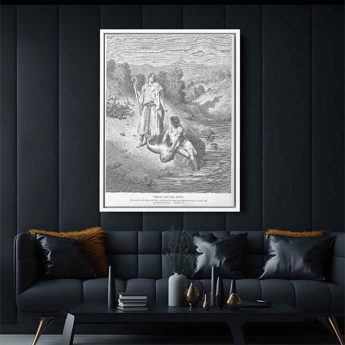 Tobias and the Angel by Gustave Dore - Canvas Artwork