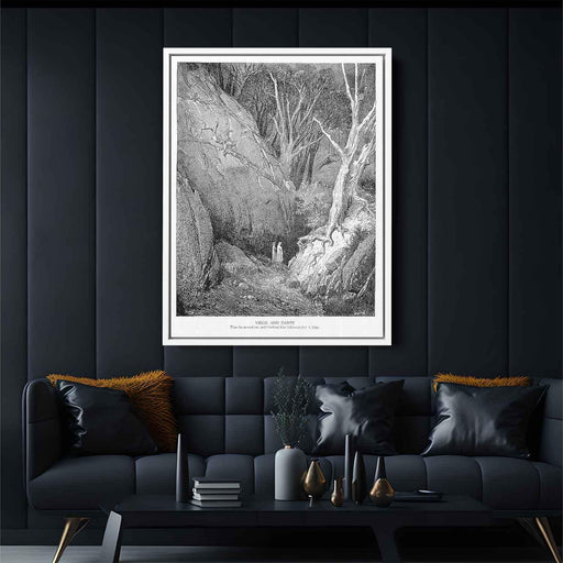 Virgil and Dante by Gustave Dore - Canvas Artwork