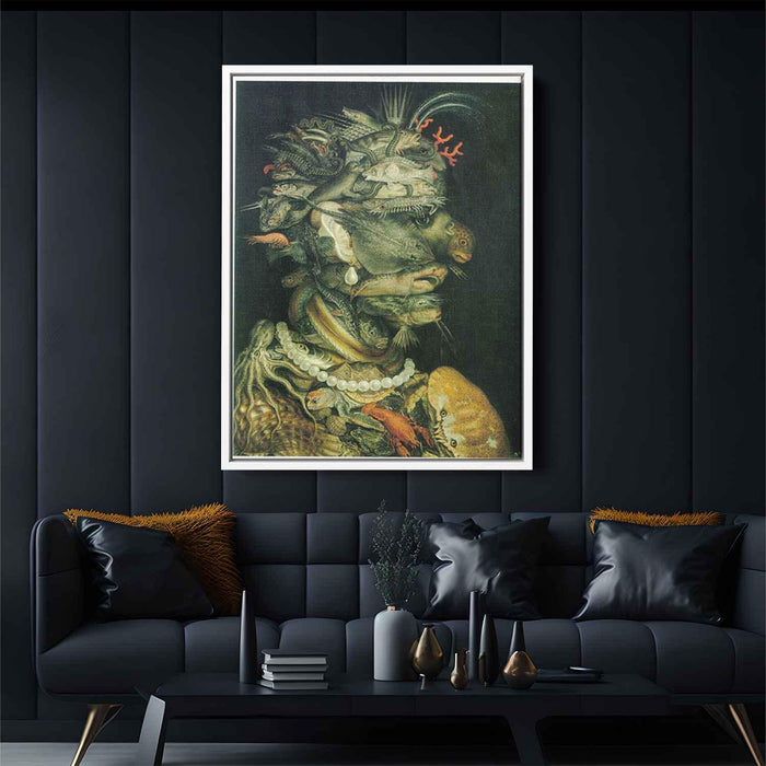 Water (1566) by Giuseppe Arcimboldo - Canvas Artwork