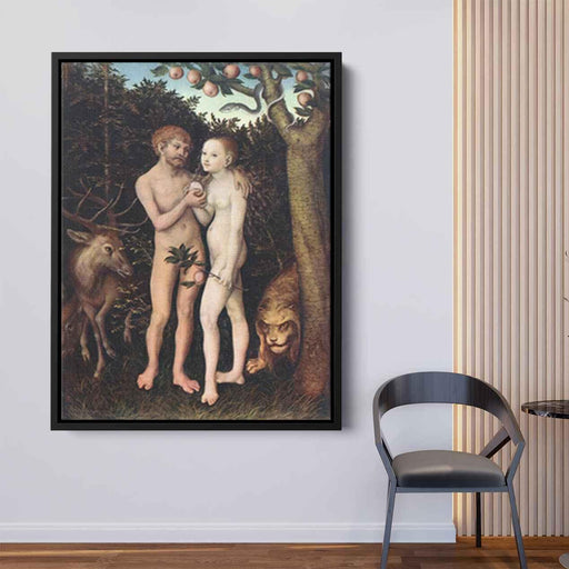 Adam and Eve (1533) by Lucas Cranach the Elder - Canvas Artwork