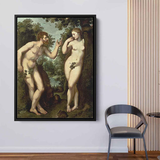 Adam and Eve (1597) by Peter Paul Rubens - Canvas Artwork