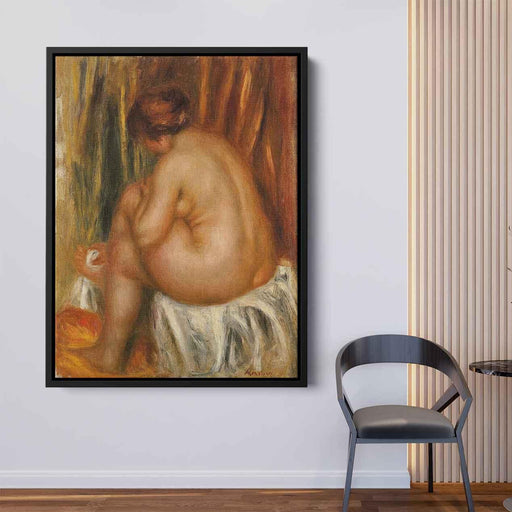 After Bathing (nude study) (1910) by Pierre-Auguste Renoir - Canvas Artwork