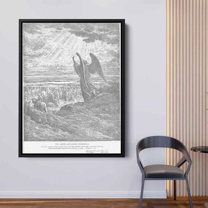 An Angel Appears to the Israelites by Gustave Dore - Canvas Artwork