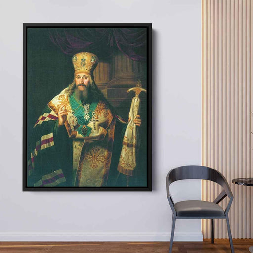 Bishop of the Russian Orthodox Church by Vladimir Borovikovsky - Canvas Artwork