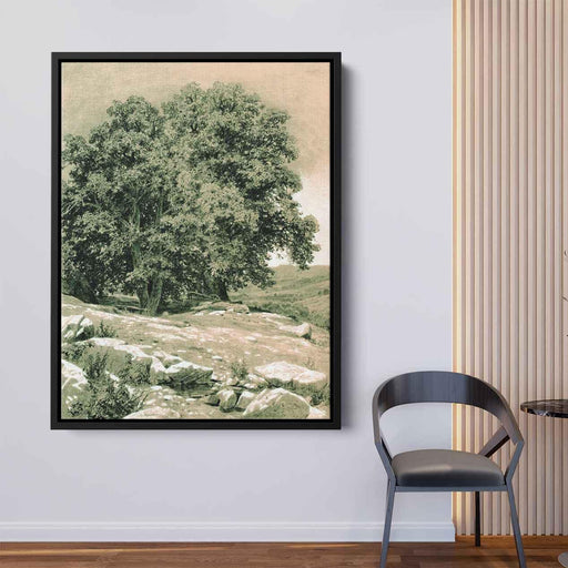 Crimean Nut-Tree (1884) by Ivan Shishkin - Canvas Artwork