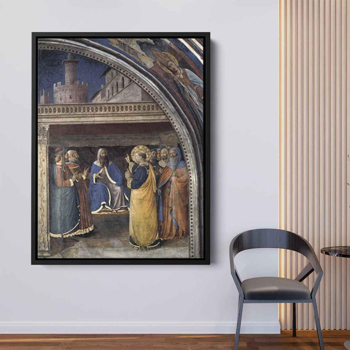 Dispute before Sanhedrin (1449) by Fra Angelico - Canvas Artwork