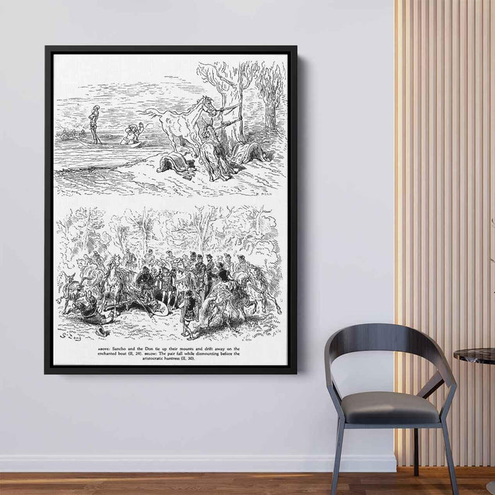 Don Quixote by Gustave Dore - Canvas Artwork