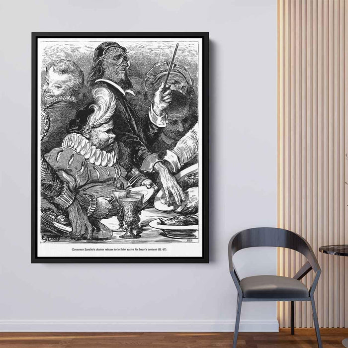 Don Quixote by Gustave Dore - Canvas Artwork