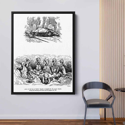 Don Quixote by Gustave Dore - Canvas Artwork