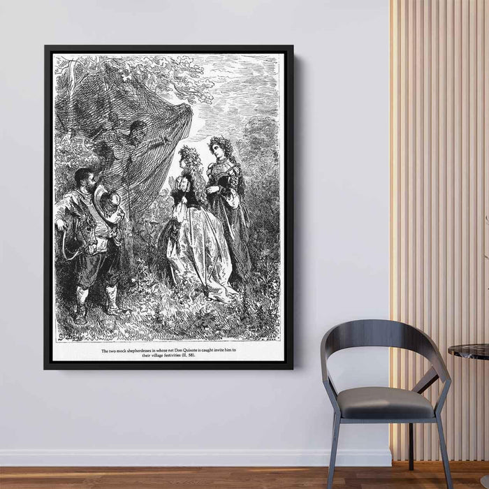 Don Quixote by Gustave Dore - Canvas Artwork