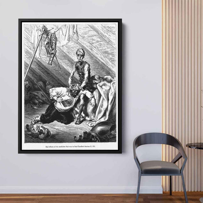 Don Quixote by Gustave Dore - Canvas Artwork