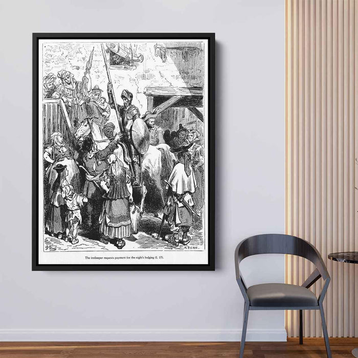 Don Quixote by Gustave Dore - Canvas Artwork