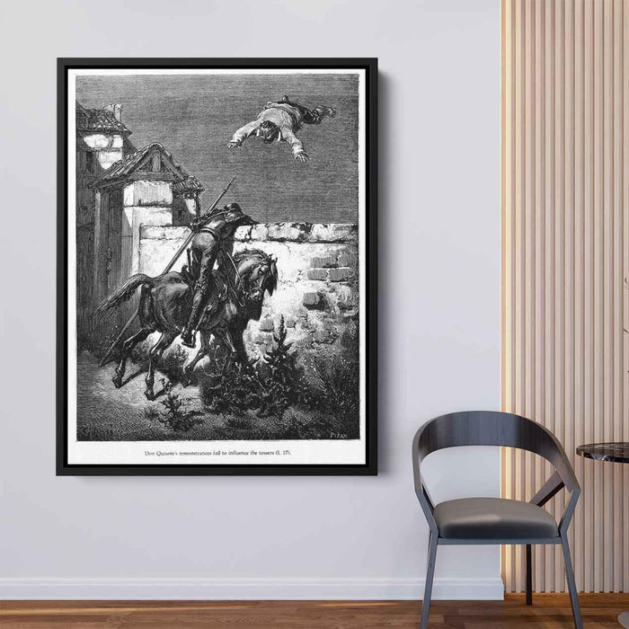 Don Quixote by Gustave Dore - Canvas Artwork