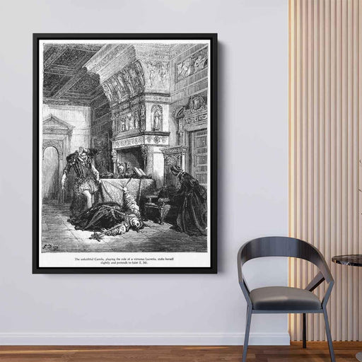 Don Quixote by Gustave Dore - Canvas Artwork