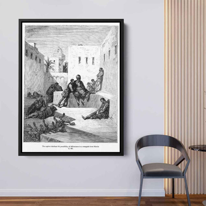 Don Quixote by Gustave Dore - Canvas Artwork