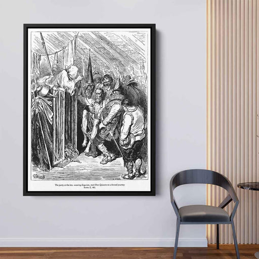 Don Quixote by Gustave Dore - Canvas Artwork