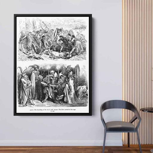 Don Quixote by Gustave Dore - Canvas Artwork