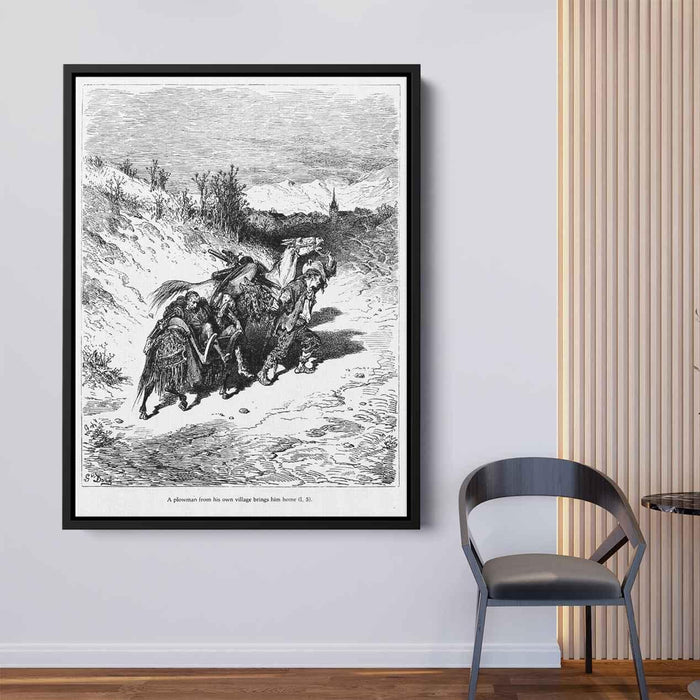 Don Quixote by Gustave Dore - Canvas Artwork