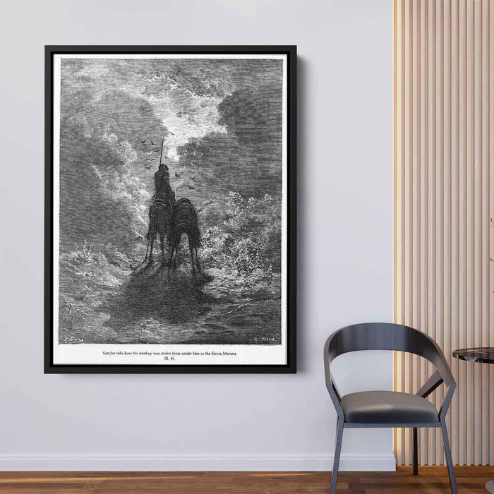 Don Quixote by Gustave Dore - Canvas Artwork