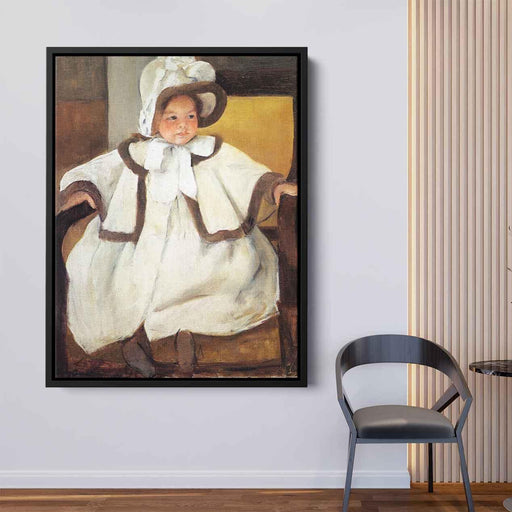 Ellen Mary Cassatt In A White Coat (1896) by Mary Cassatt - Canvas Artwork