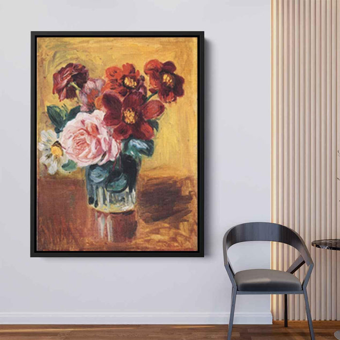 Flowers in a Vase by Pierre-Auguste Renoir - Canvas Artwork