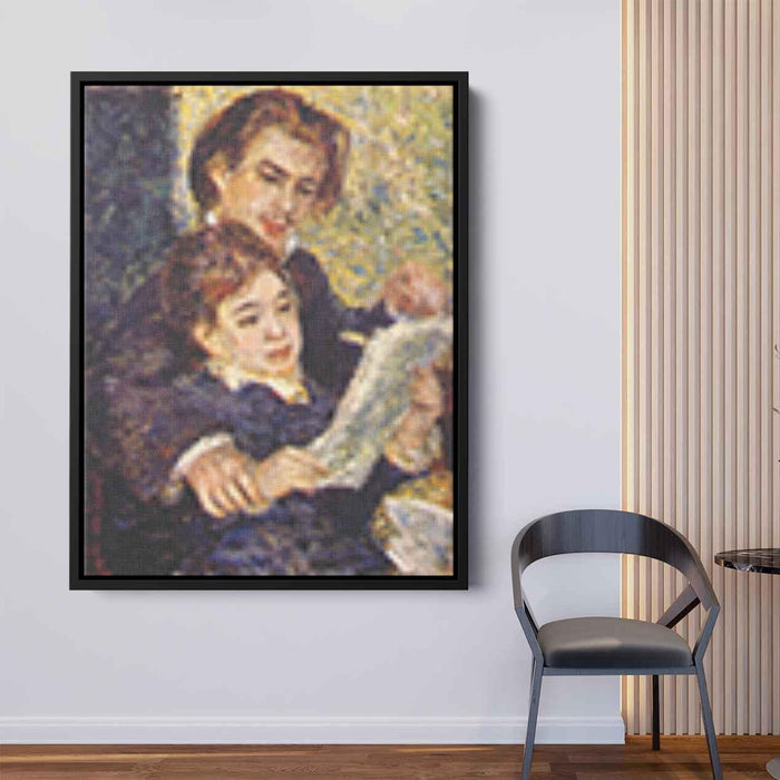 Georges riviere and margot (1876) by Pierre-Auguste Renoir - Canvas Artwork