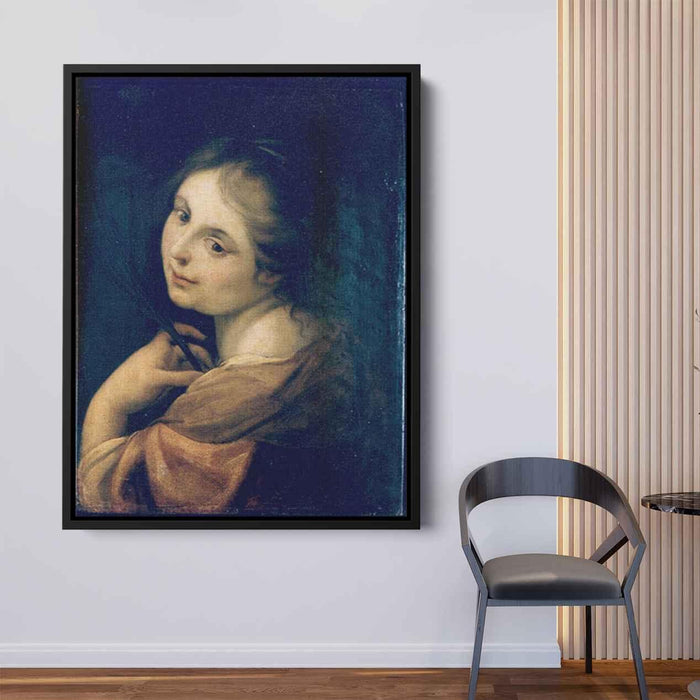 Half figure of a martyr by Correggio - Canvas Artwork