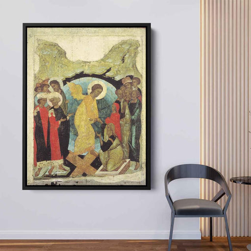 Harrowing of Hell (1408) by Andrei Rublev - Canvas Artwork