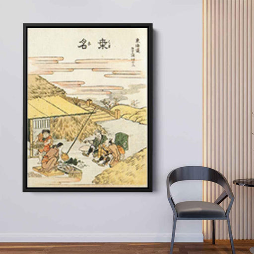 Kuwana by Katsushika Hokusai - Canvas Artwork