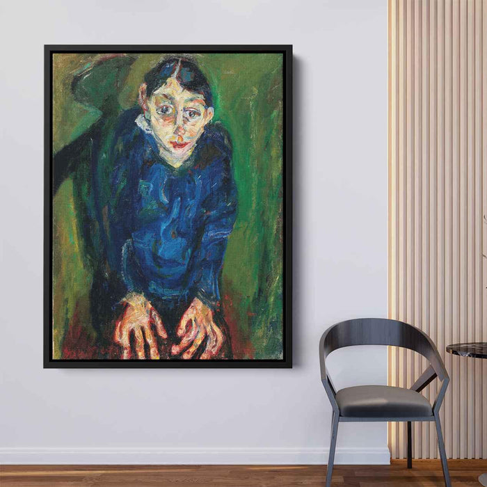 The Mad Woman (1919) by Chaim Soutine - Canvas Artwork