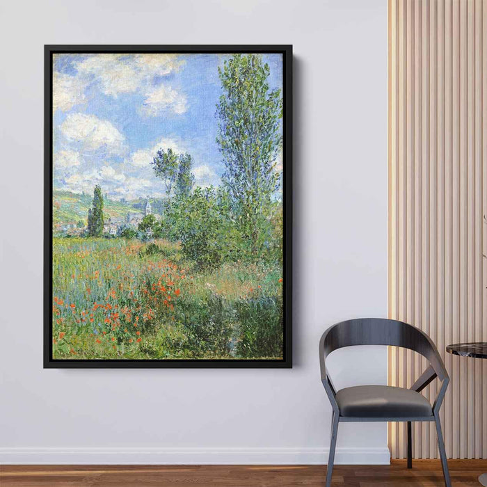 Lane in the Poppy Fields, Ile Saint-Martin by Claude Monet - Canvas Artwork