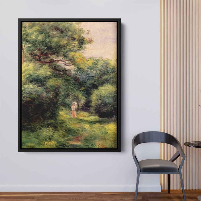 Lane in the Woods (1900) by Pierre-Auguste Renoir - Canvas Artwork