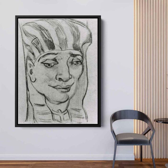 Mask of an Egyptian Mummy 4 (1889) by Vincent van Gogh - Canvas Artwork