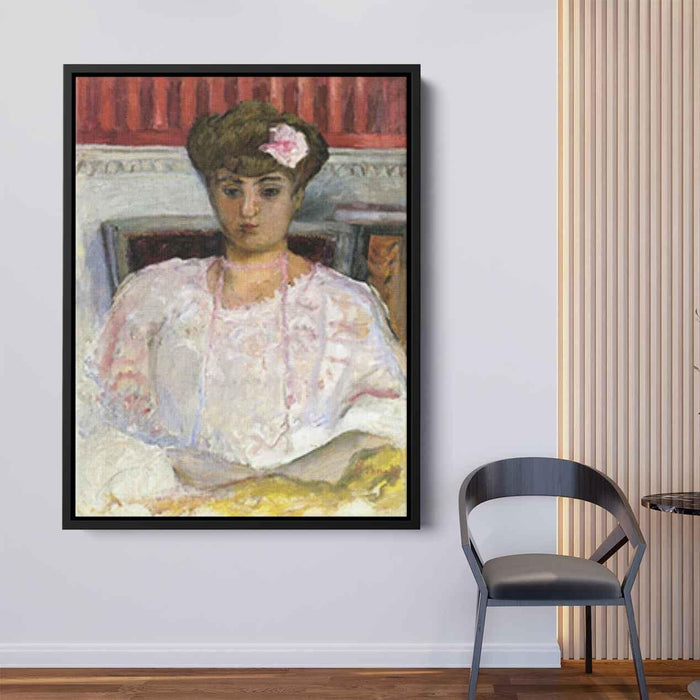 Misia with a Pink Corsage (1908) by Pierre Bonnard - Canvas Artwork