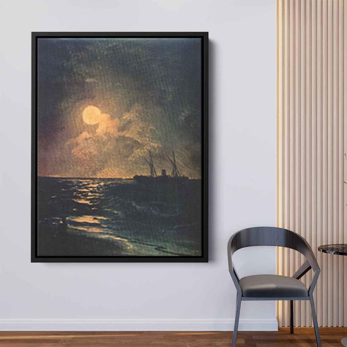 Moonlit Night by Ivan Aivazovsky - Canvas Artwork