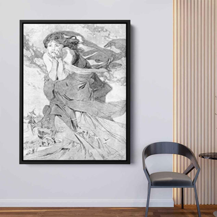 Novem by Alphonse Mucha - Canvas Artwork