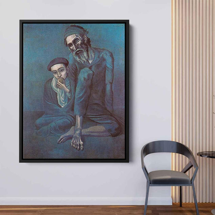 Old blind man with boy (1903) by Pablo Picasso - Canvas Artwork