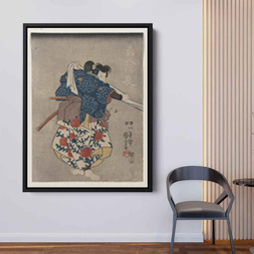 Onna Gyōja, Japanese actor by Utagawa Kuniyoshi - Canvas Artwork