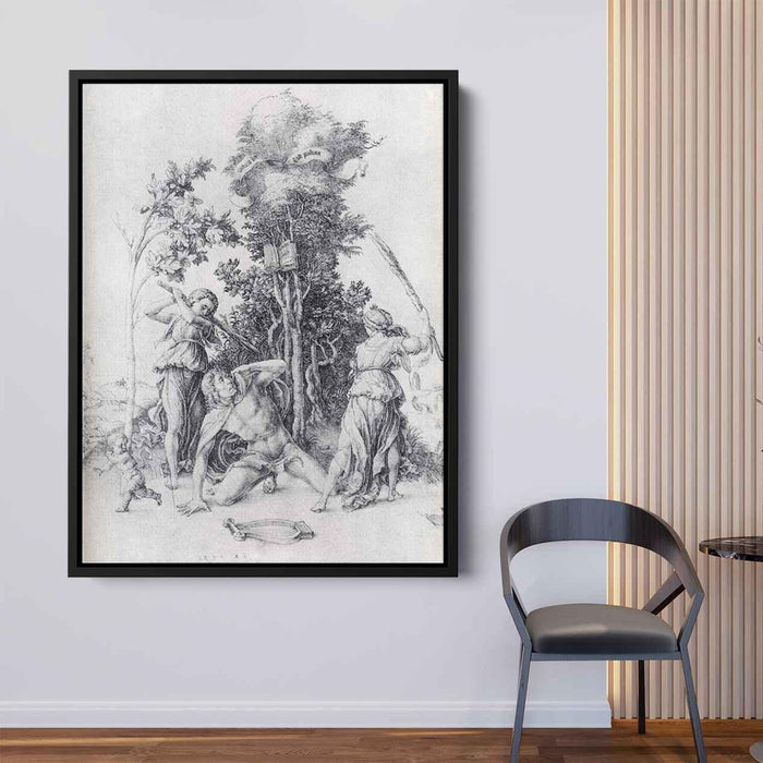 Orpheus Slain By Bacchantes, With A Boy Running Away by Albrecht Durer - Canvas Artwork