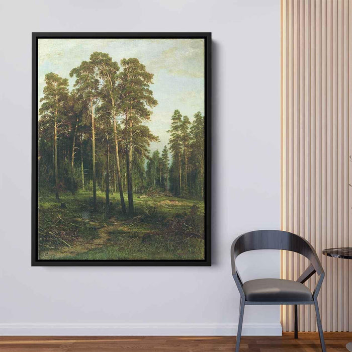 Pine forest by Ivan Shishkin - Canvas Artwork