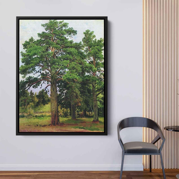 Pine without the sun. Mary-Howe (1890) by Ivan Shishkin - Canvas Artwork