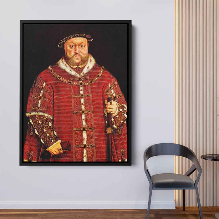 Portrait of Henry VIII (1542) by Hans Holbein the Younger - Canvas Artwork