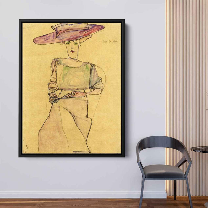 Portrait of Madame Dr. Horak (1910) by Egon Schiele - Canvas Artwork