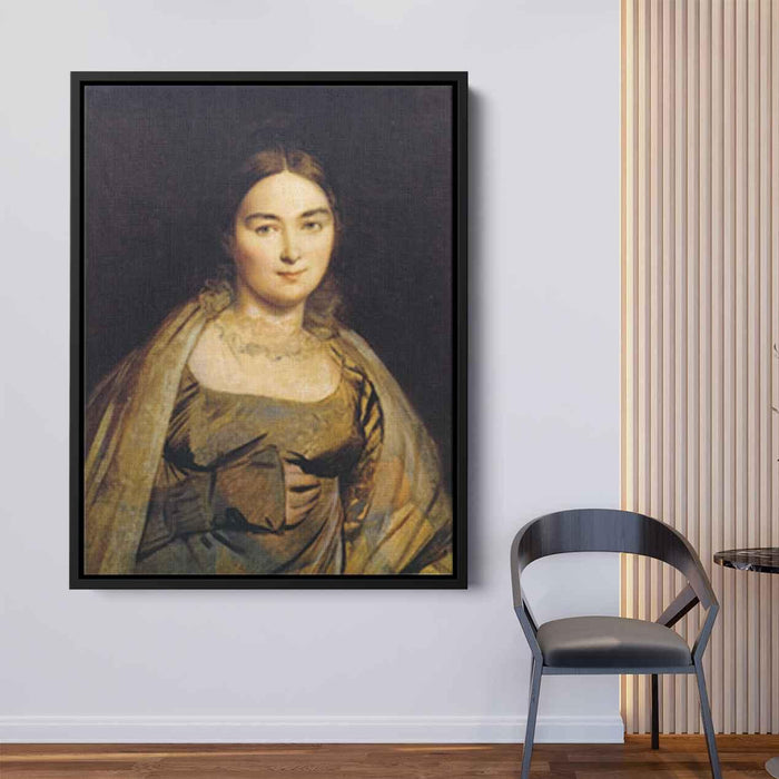 Portrait of Madame Ingres (1815) by Jean Auguste Dominique Ingres - Canvas Artwork