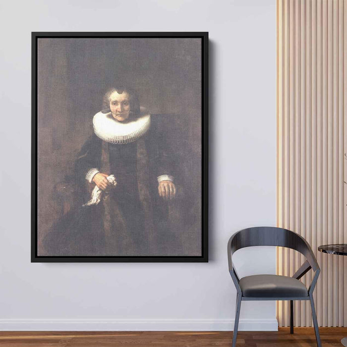 Portrait of Margheride Geer, Wife of Jacob Trip by Rembrandt - Canvas Artwork