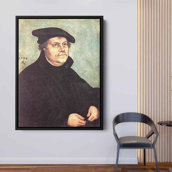 Portrait of Martin Luther (1543) by Lucas Cranach the Elder - Canvas Artwork